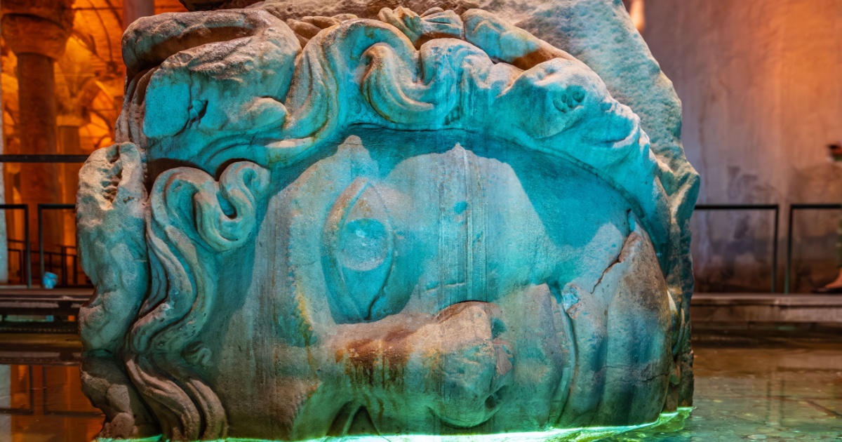 Basilica Cistern Medusa Heads Basilica Cistern Medusa Heads